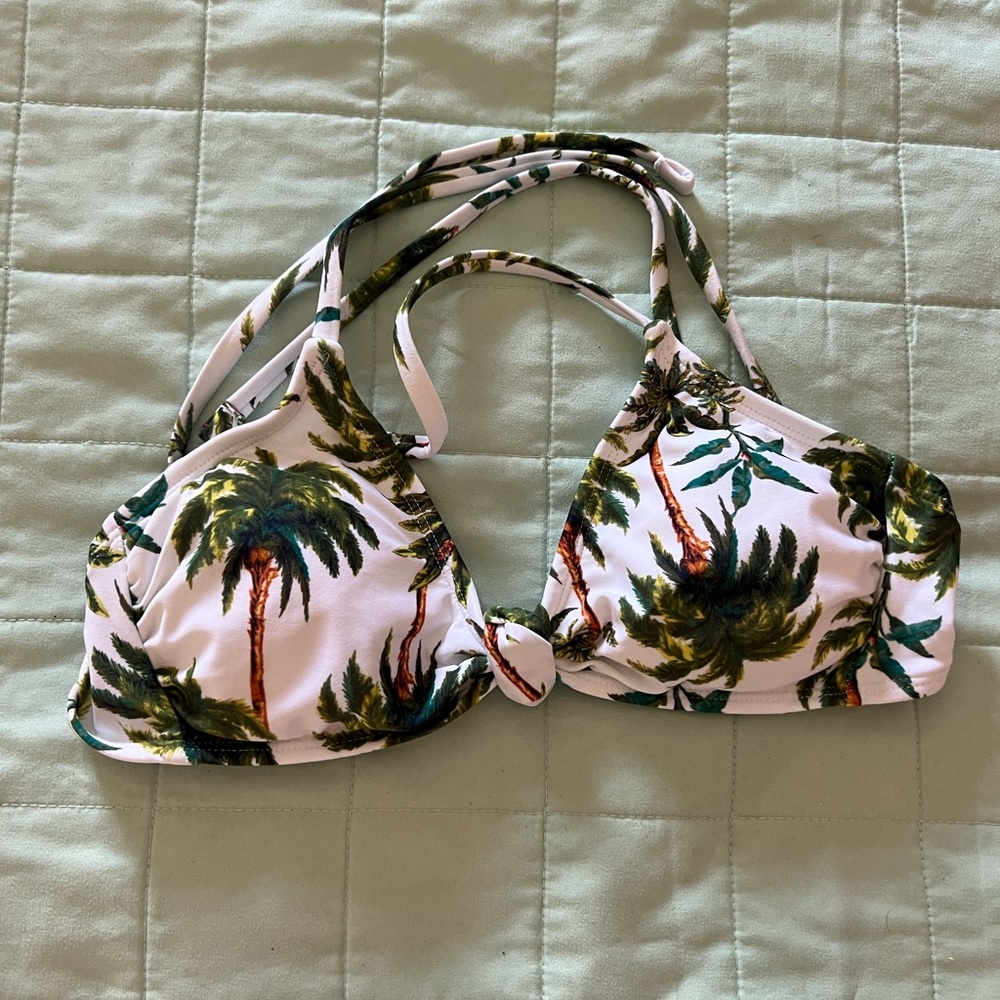 Palm tree bikini top